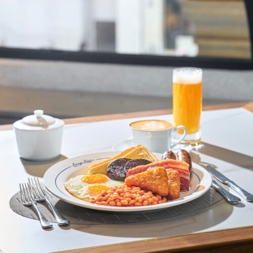 full english breakfast at jimmys kitchen in central hong kong, best breakfast spots in hk