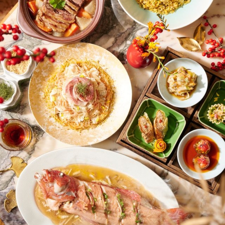 ming pavilion chinese new year menu 2026 hong kong