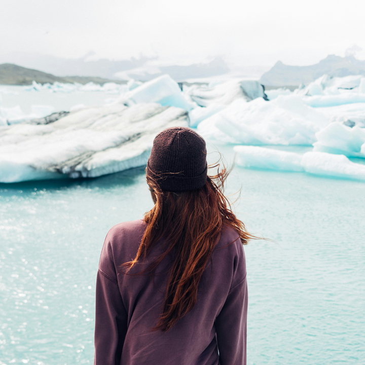 public holidays in 2026 to maximise your annual leave; woman surrounded by ice and water in winter