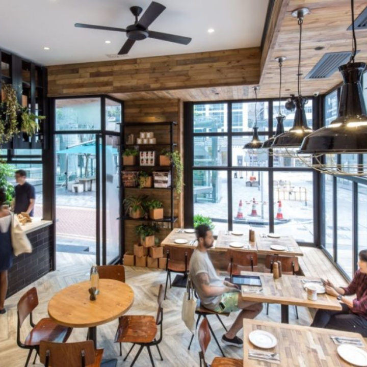 Elephant Grounds popular Hong Kong coffee chain pet-friendly