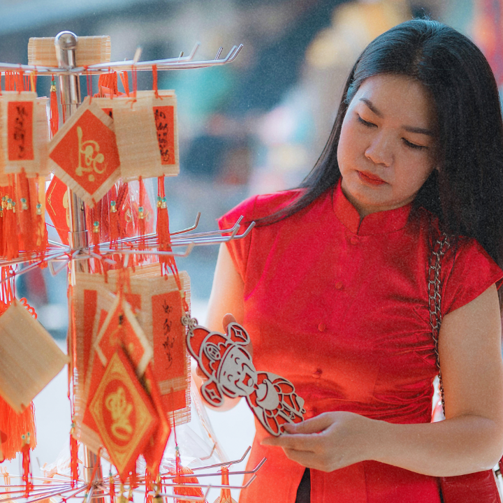 Wearing red during your Ben Ming Nian and all year round is said to protect you from mishaps.
