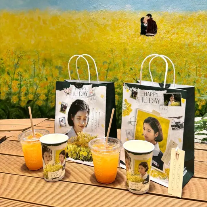 Crew Coffee pop up when crew gives you tangerines barista coffee shop