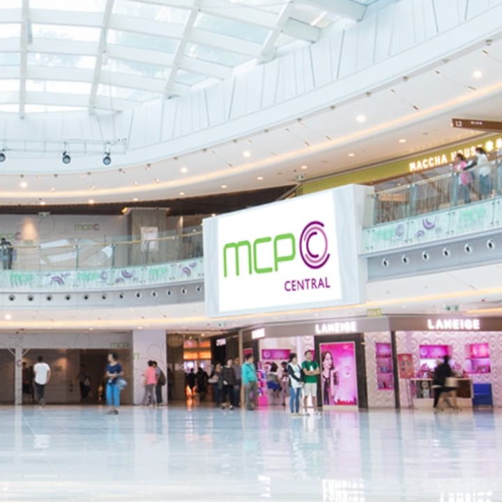 MCP central interior with food spots large mall in tko