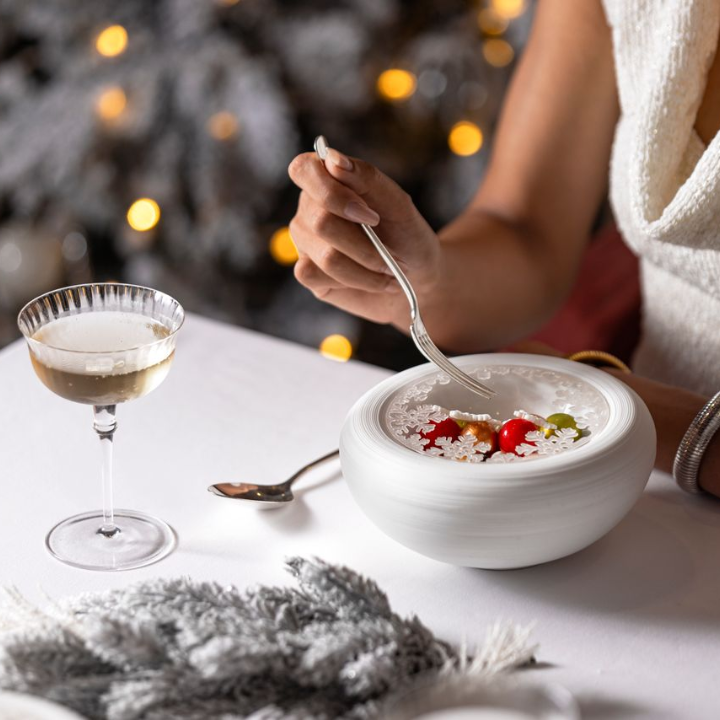 Mandarin Oriental Mandarin Grill + Bar Festive Dining Christmas Winter Wonderland