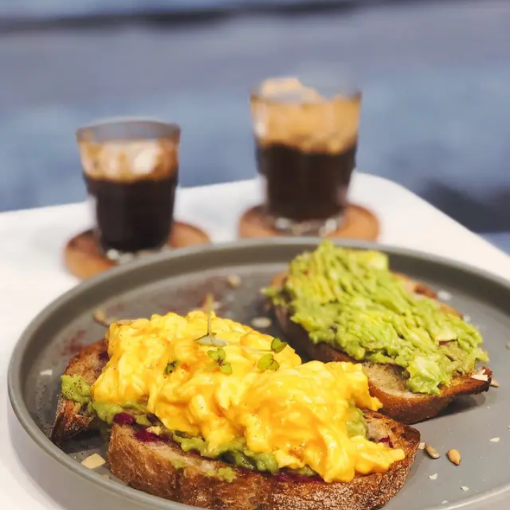 APT. coffee in Wanchai customisable avocado toast